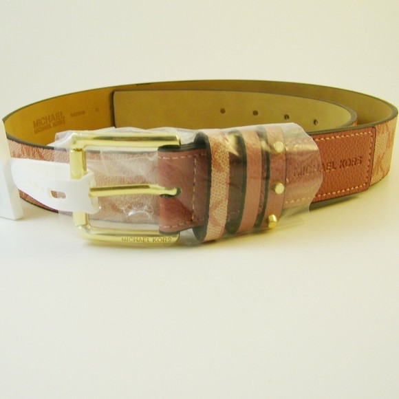 Michael Kors  Women\'s Signature Logo Belt pink M main image 6
